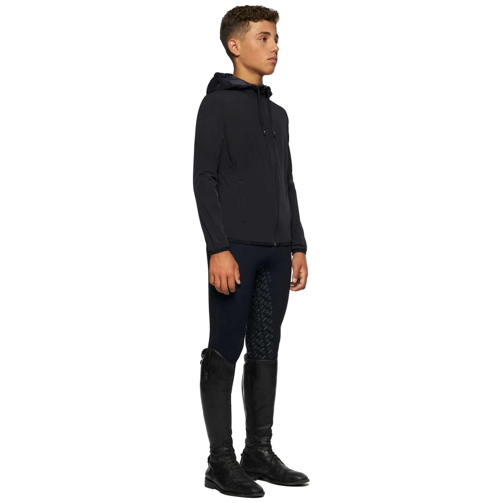 CAVALLERIA TOSCANA Cavalleria Toscana Waterproof Hooded Kind Navy