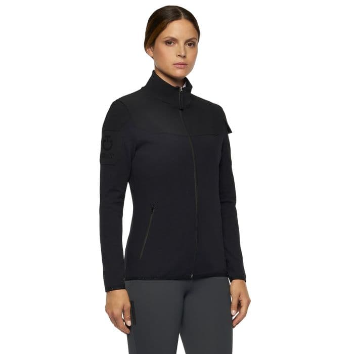 CAVALLERIA TOSCANA Cavalleria Toscana Tech Knit Jersey Dames Vest Black 9999