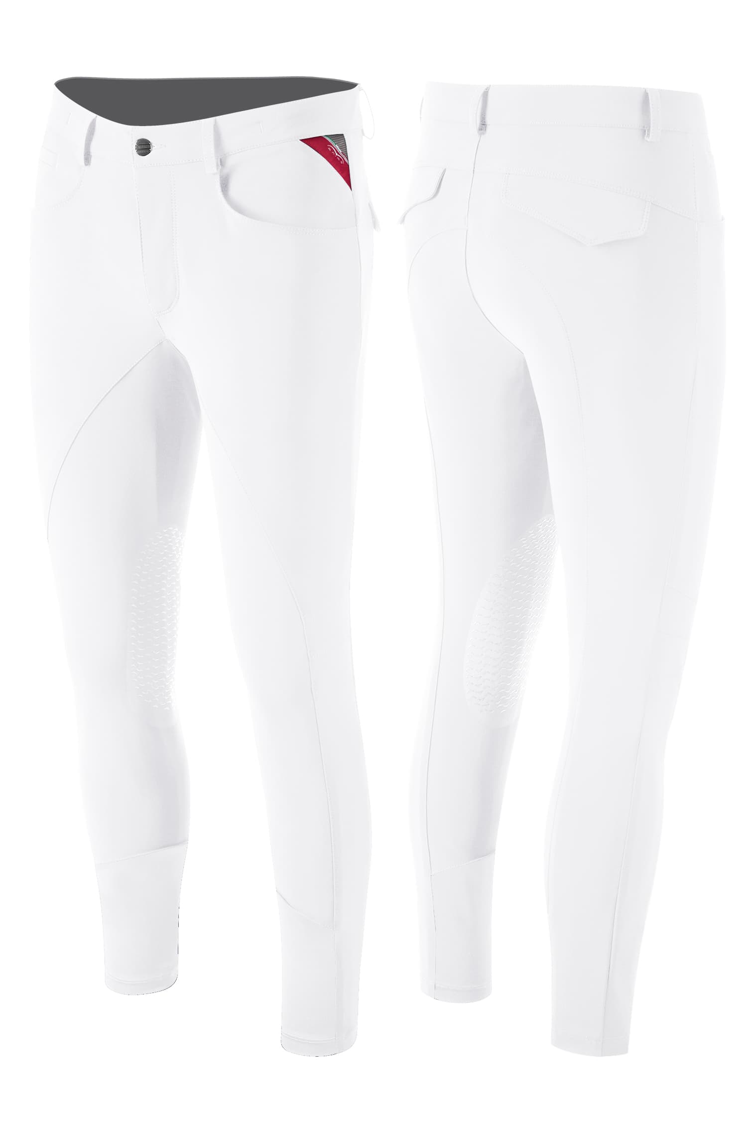 ANIMO Animo Mael Heren Rijbroek Knie Grip Bianco