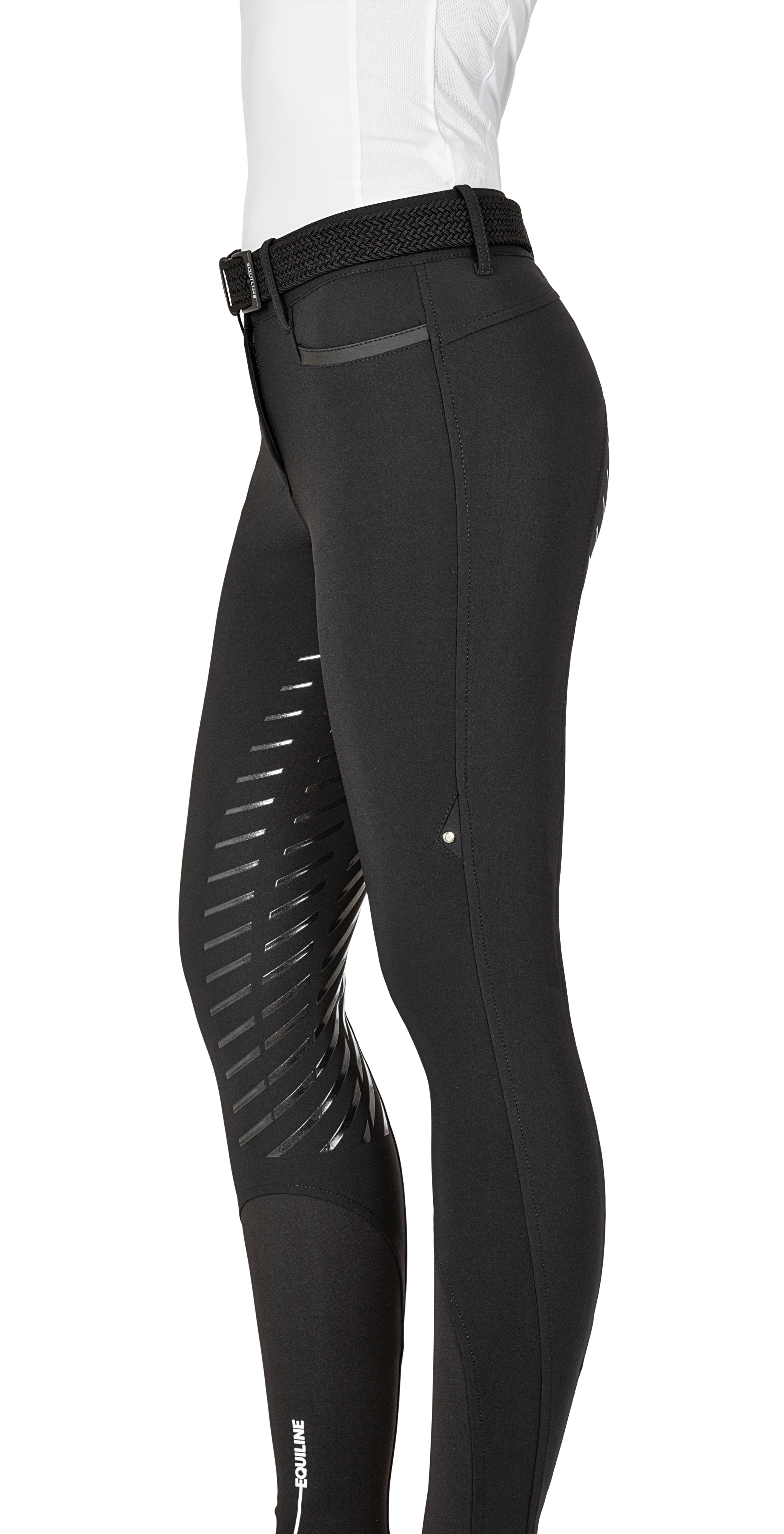 EQUILINE Equiline Coleenf Dames Rijbroek Full Grip Black