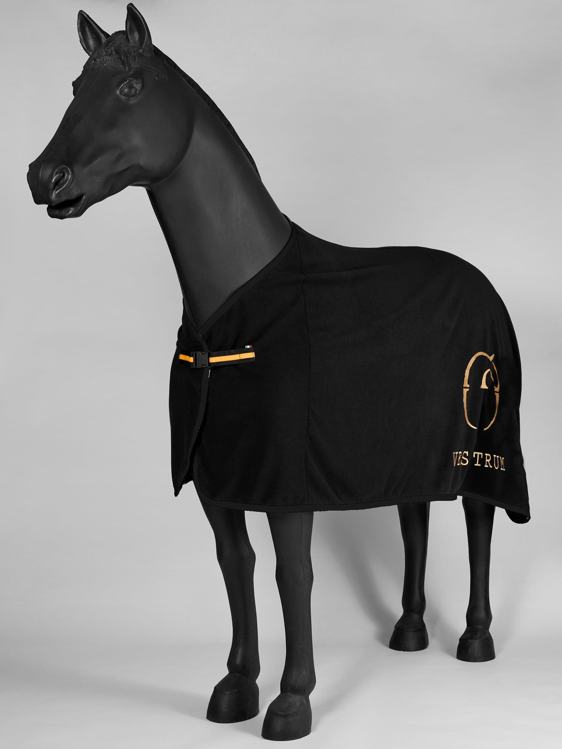 VESTRUM VICENZA FLEECE DEKEN NERO/GOLD