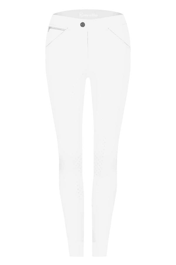 CAVALLO Cavallo Calima Grip Dames Rijbroek Wit