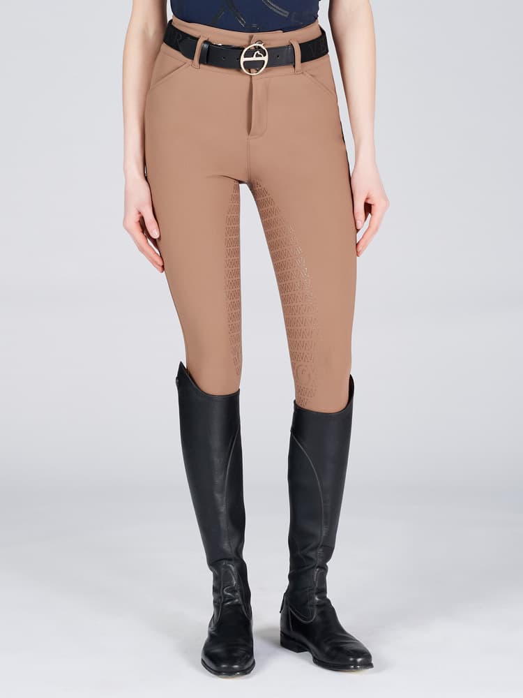 VESTRUM Vestrum Molveno Dames Rijbroek Full Grip Logo Corten