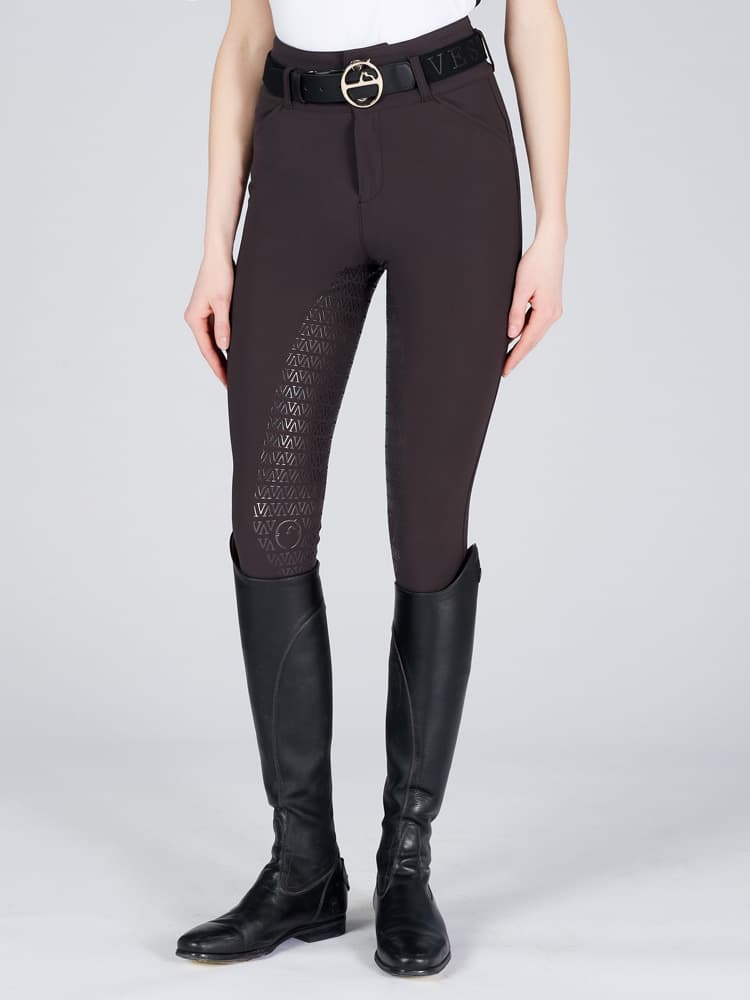 VESTRUM Vestrum Molveno Dames Rijbroek Full Grip Logo Moro