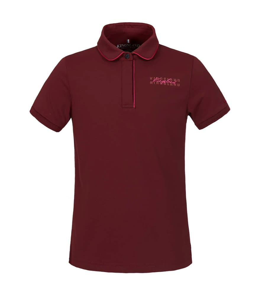 KINGSLAND Kingsland Omari Junior Polo Burgundy
