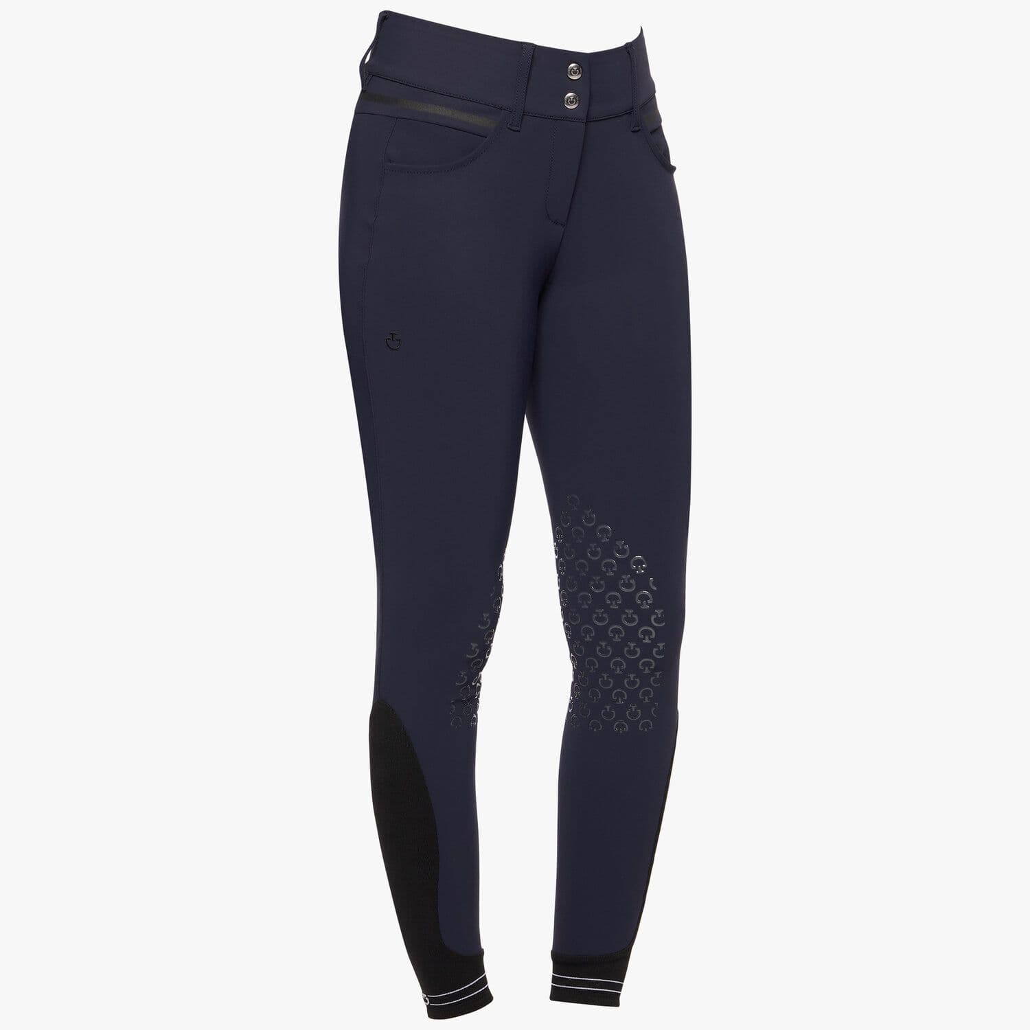 CAVALLERIA TOSCANA Cavalleria Toscana Silicone Logo Print Dames Rijbroek Black