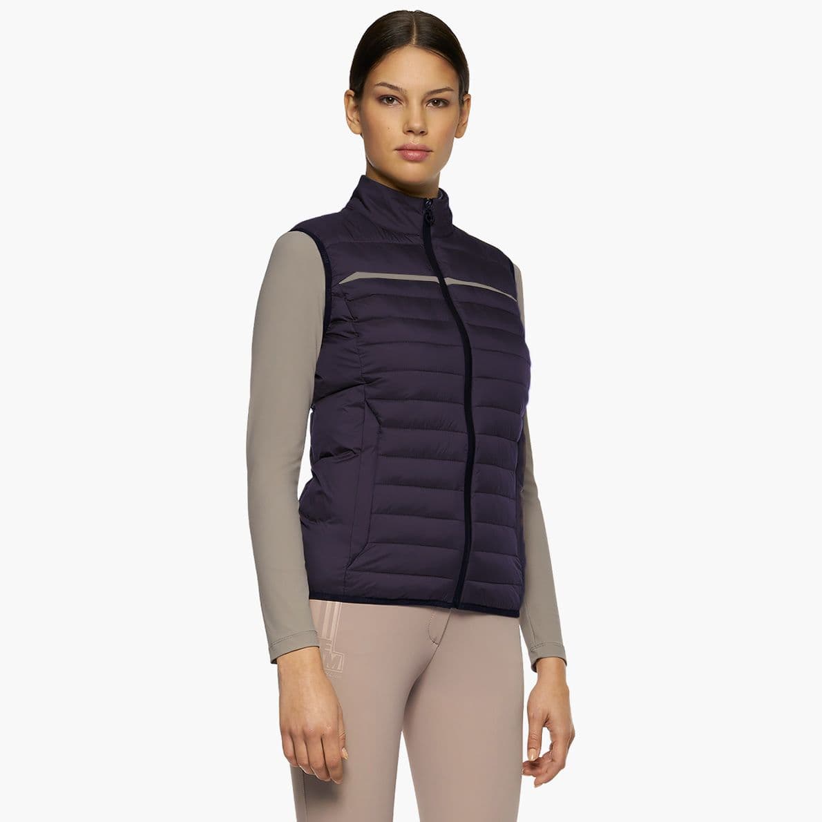 CAVALLERIA TOSCANA Cavalleria Toscana Highlight Dames Bodywarmer Navy