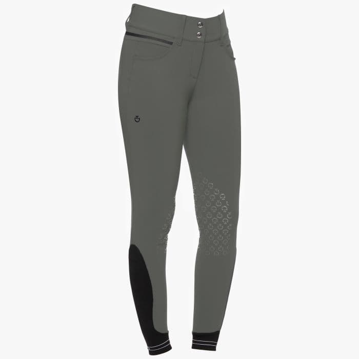 CAVALLERIA TOSCANA Cavalleria Toscana Silicone Logo Print Dames Rijbroek Green