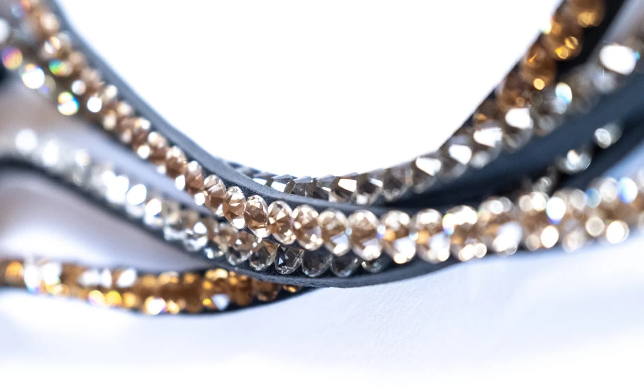 FINESSE BRIDLES  Finesse Bridles Crystal Frontriem
