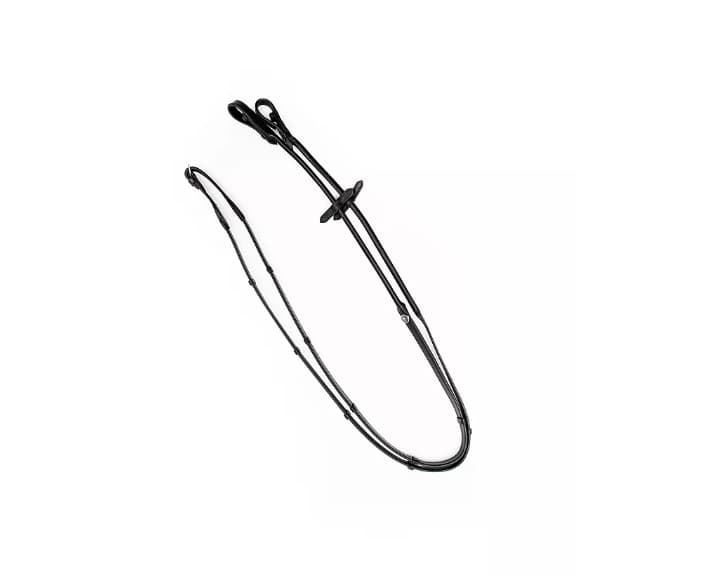 FINESSE BRIDLES  Finesse Bridles Leren Teugel Met Stops Rond