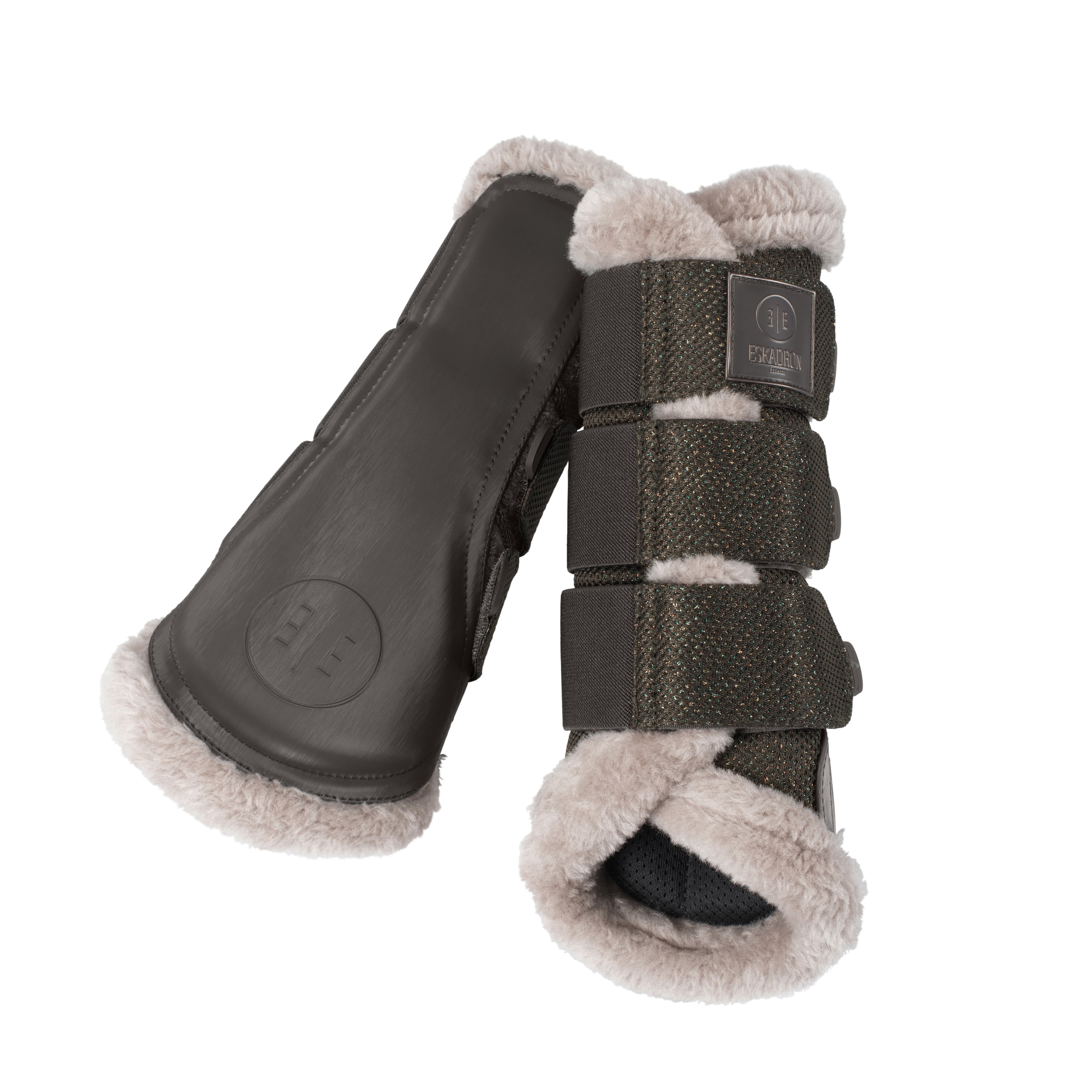 ESKADRON Eskadron Essence Glitter Mesh Fauxfur Boots