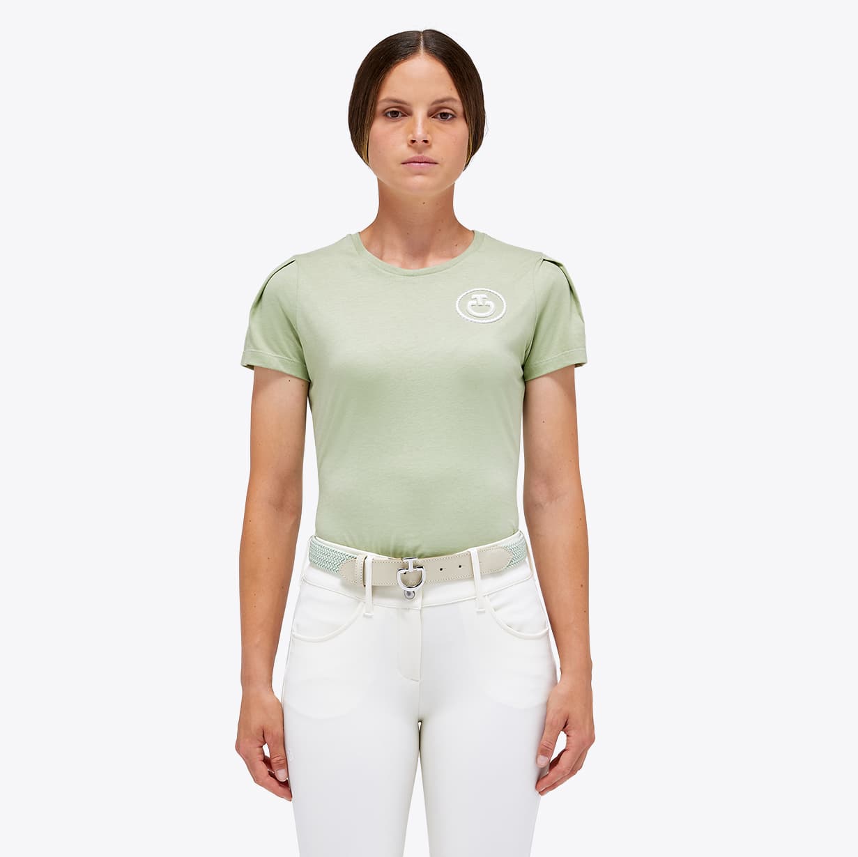 CAVALLERIA TOSCANA Cavalleria Toscana Cotton Puff Dames Shirt