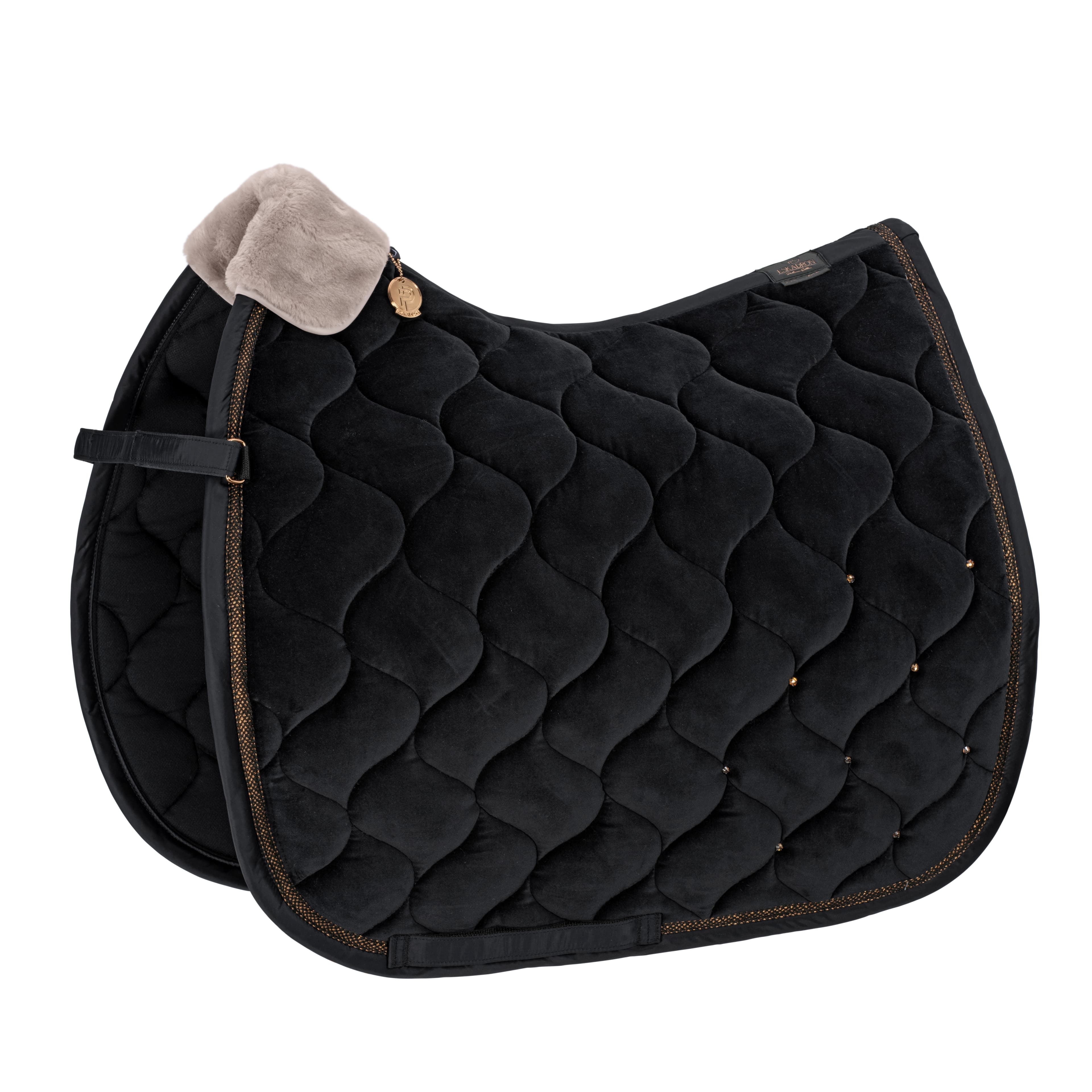ESKADRON Eskadron Platinum Velvet Crystal Zadeldekje Black
