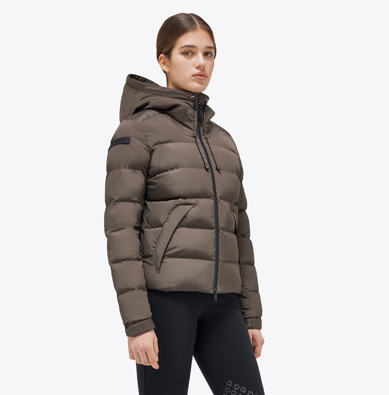 CAVALLERIA TOSCANA Cavalleria Toscana Nylon Puffer Dames Jas