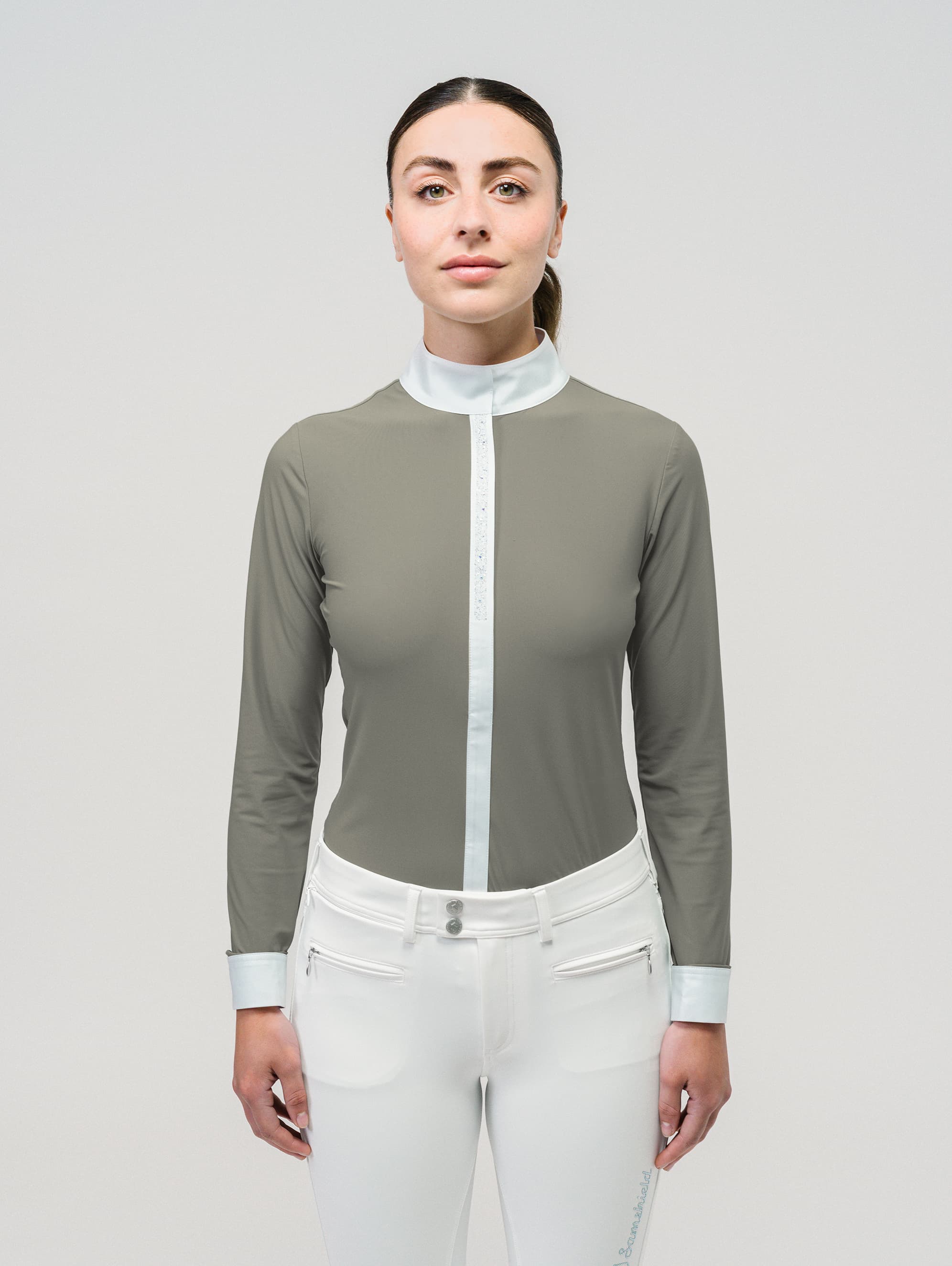 SAMSHIELD Samshield Julia Crystal Leaf Wedstrijdshirt Sauge