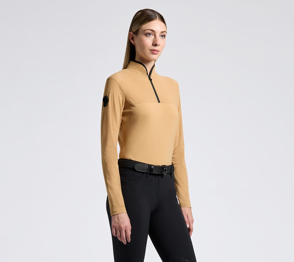 CAVALLERIA TOSCANA Cavalleria Toscana Trainingshirt Perforated Dames