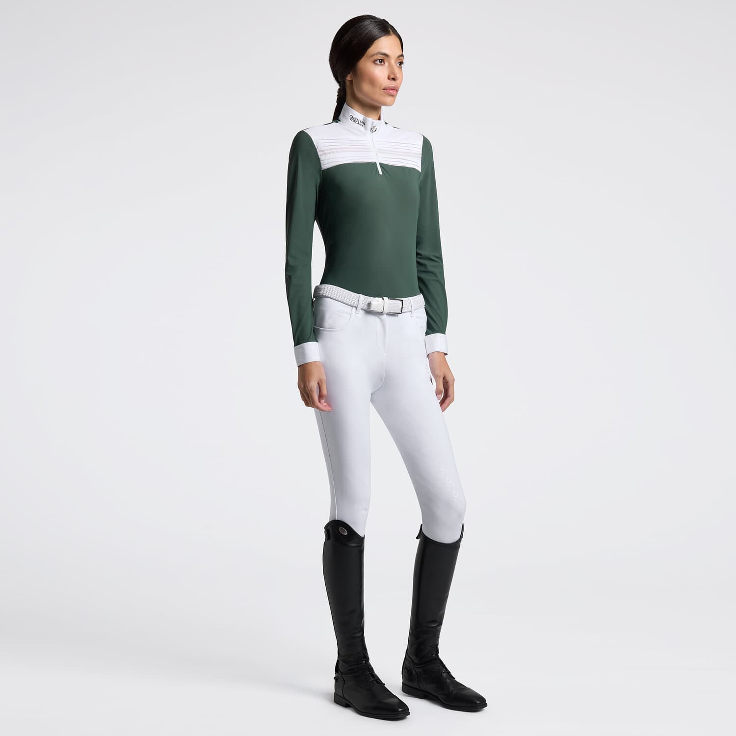 CAVALLERIA TOSCANA Cavalleria Toscana Wedstrijdshirt Pleated Dames