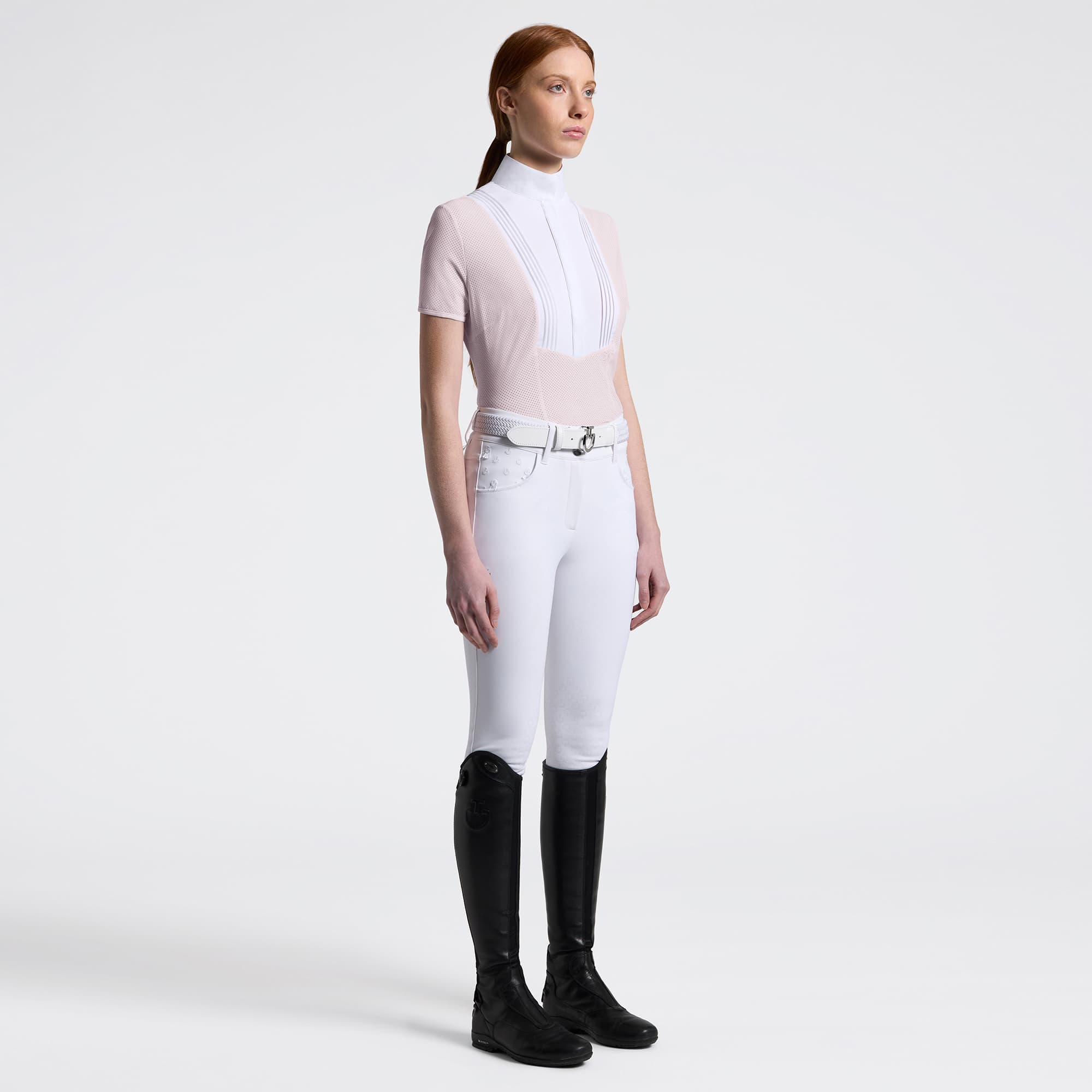 CAVALLERIA TOSCANA Cavalleria Toscana Wedstrjdshirt American Perforated