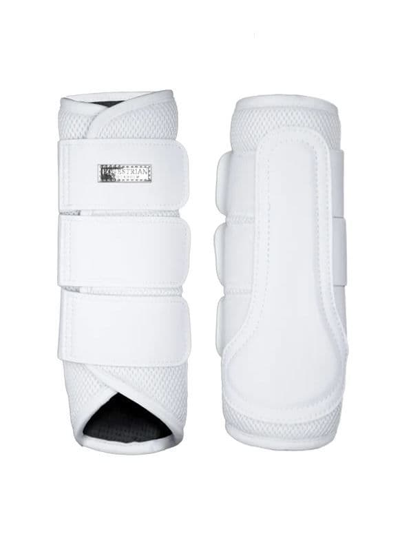 EQUESTRIAN STOCKHOLM Equestrian Stockholm Mesh Brushing Boots Wit Zilver