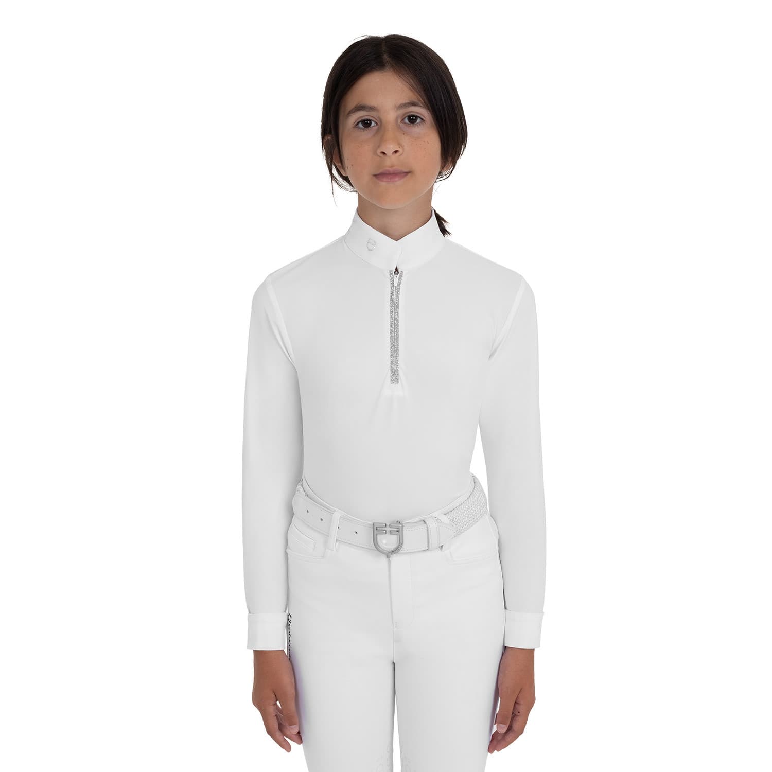 EQUESTRO Equestro Wedstrijdshirt kind met rits