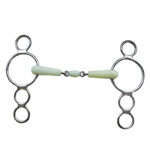 B.R RIDING Br Pessoa Watertrens Apple Mouth 4-Rings 18mm Rvs