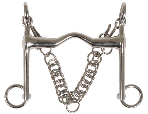 B.R RIDING Br Dressuurstang Massief 18mm Vaste Scharen 140mm
