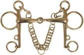 B.R RIDING Br Pelham Gebroken Cuprion 18 Mm Massief