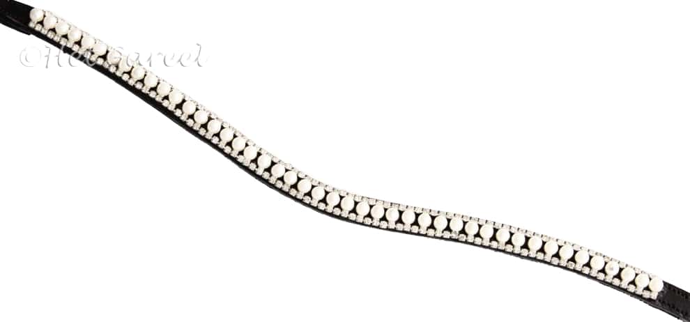 CHAMBERLAIN Chamberlain Frontriem Gebogen Stones