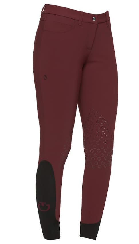 CAVALLERIA TOSCANA DAMES RIJBROEK KNEE GRIP BORDEAUX 3700