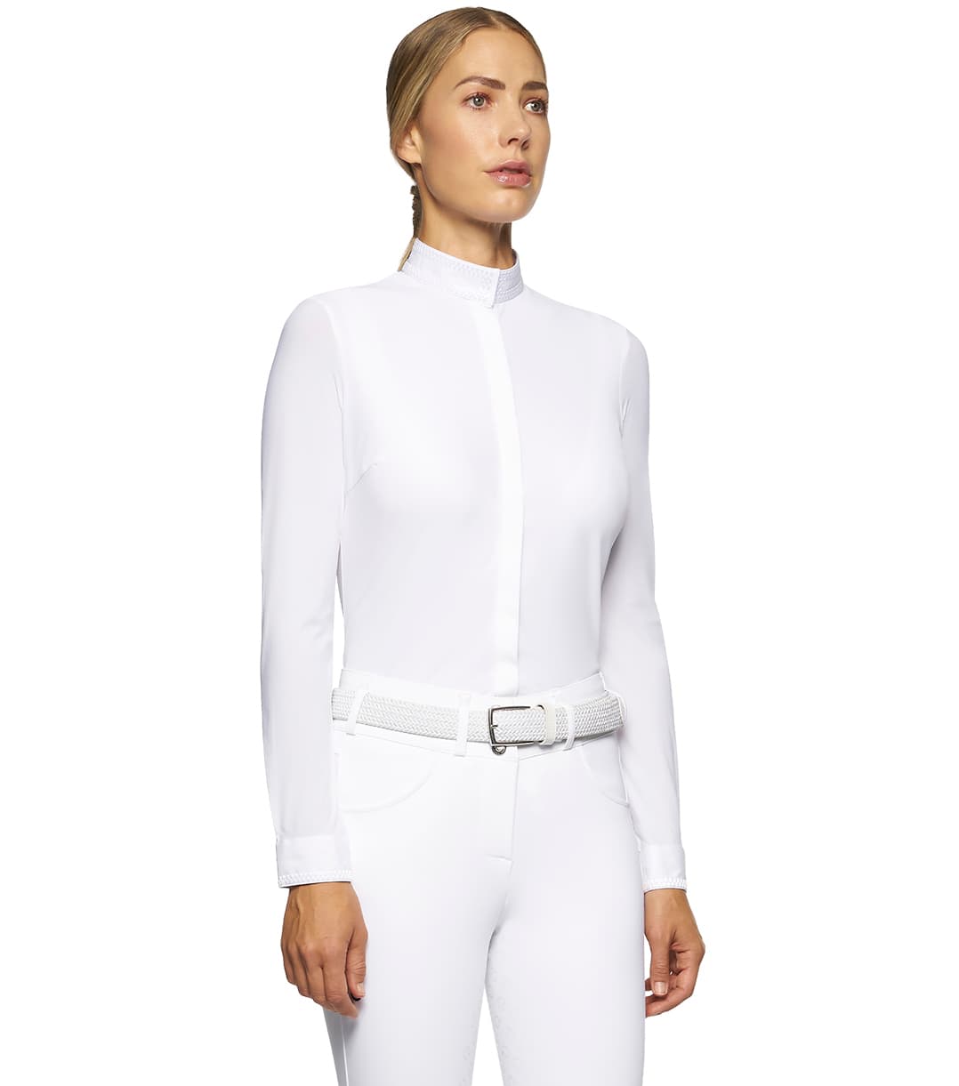 CAVALLERIA TOSCANA ELEGANT EMBROIDERY COMPETITION POLO DAMES