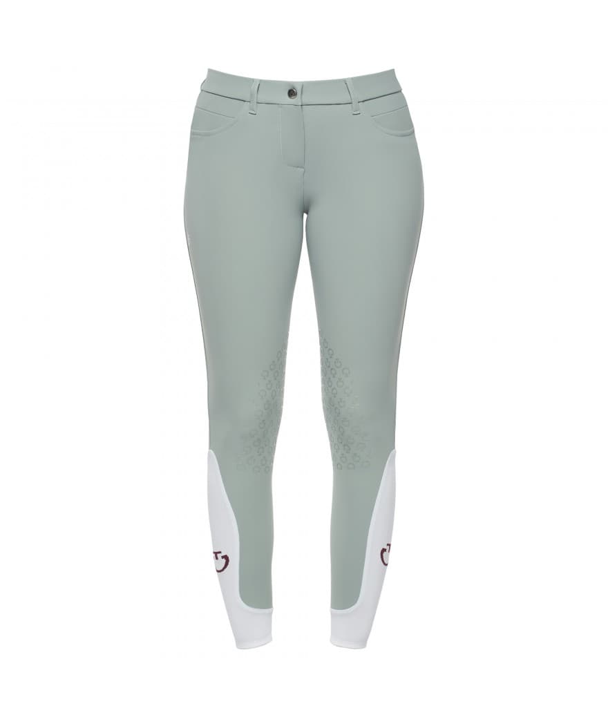 CAVALLERIA TOSCANA DAMES RIJBROEK KNEE GRIP MINT GROEN 5B00