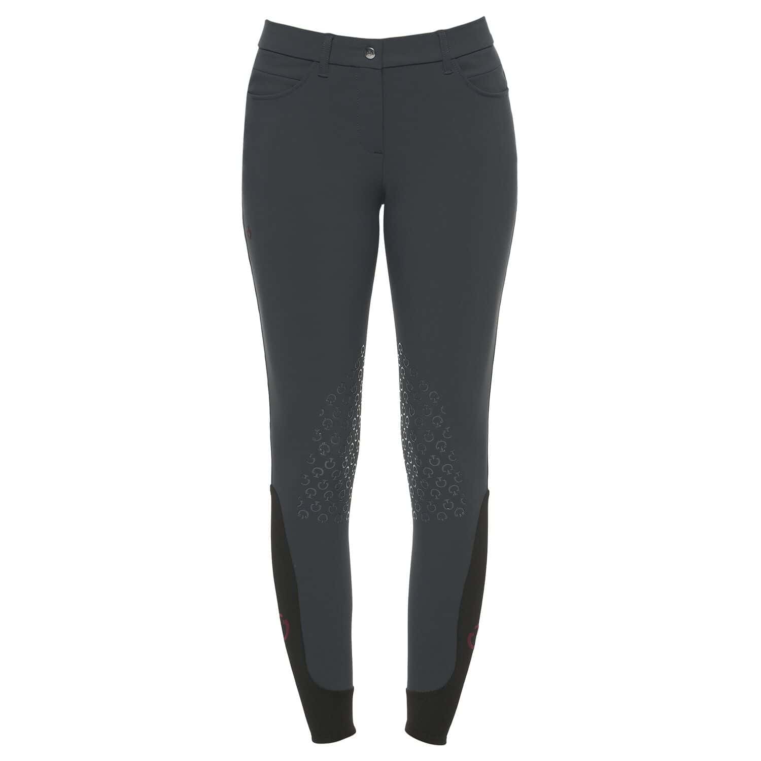 CAVALLERIA TOSCANA Cavalleria Toscana Dames Rijbroek Knee Grip Grey 8400