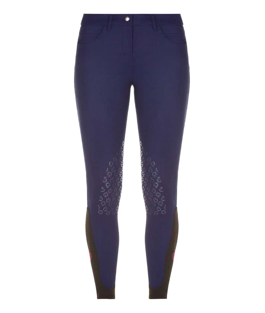CAVALLERIA TOSCANA Cavalleria Toscana Dames Rijbroek Knee Grip Blue 7200