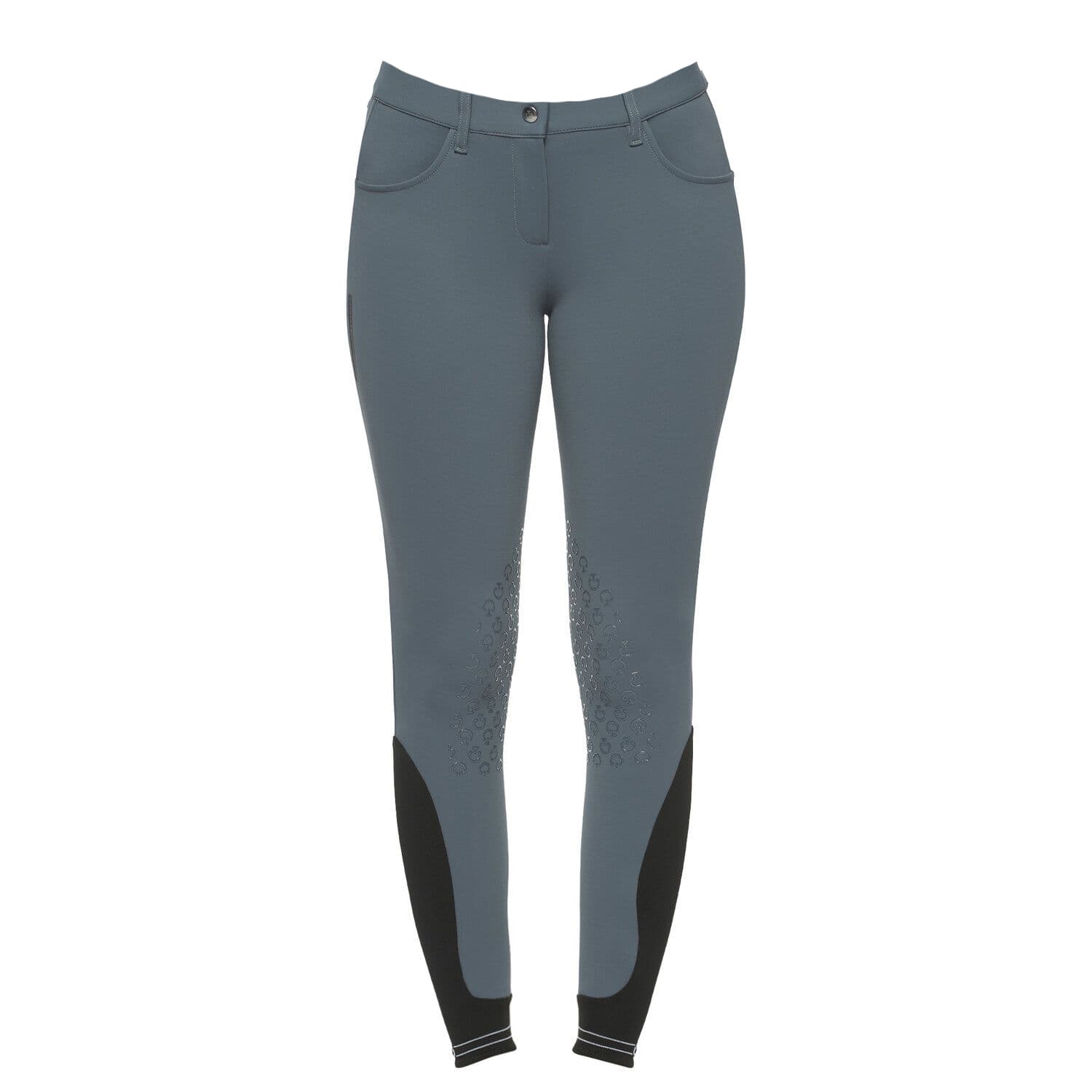 CAVALLERIA TOSCANA DAMES RIJBROEK LOGO KNEE GRIP GREEN 5900