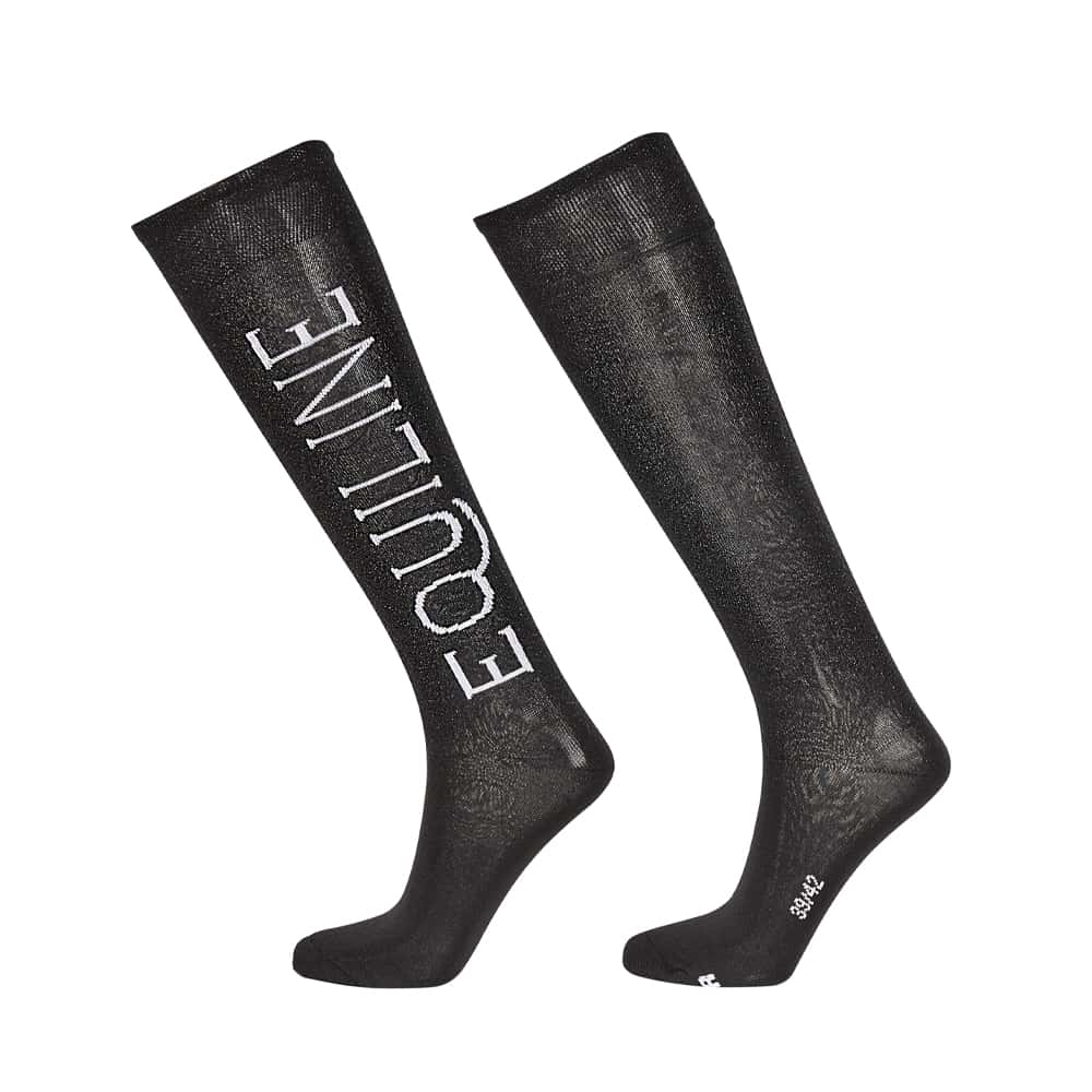 EQUILINE Equiline Goviag Glitter Sok Black