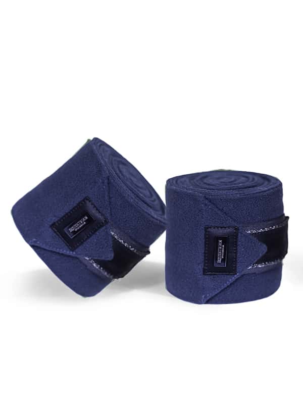 EQUESTRIAN STOCKHOLM Equestrian Stockholm Fleece Bandage Blue Meadow