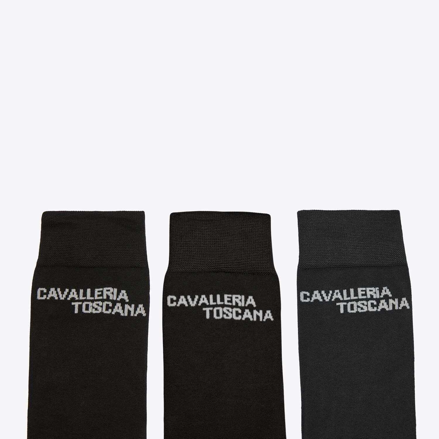 CAVALLERIA TOSCANA Cavalleria Toscana Sokken 3 Pack Jacquard
