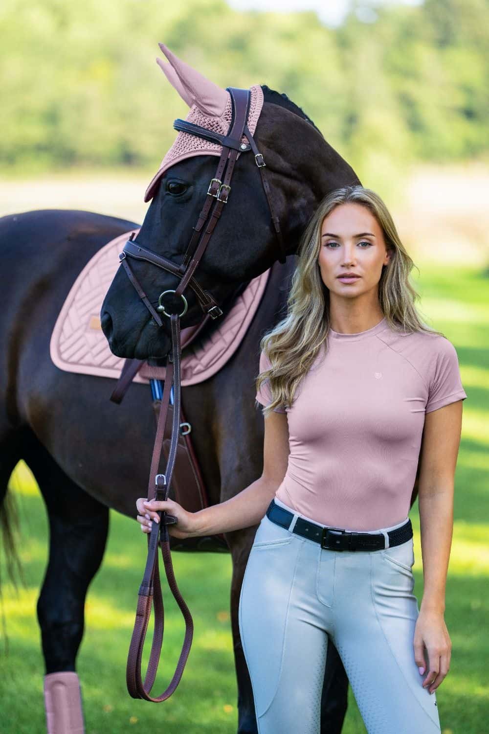 EQUESTRIAN STOCKHOLM Equestrian Stockholm Base Layer Dynamic Midsummer Blush
