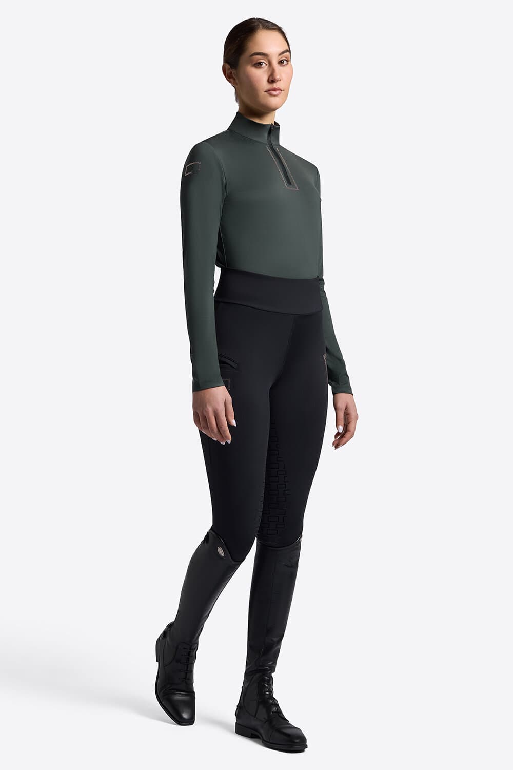 RG Rider's Gene Trainingsshirt Warm Jersey Strass Dames