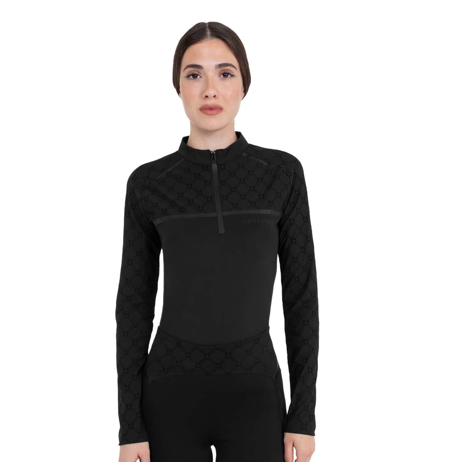 EQUESTRO Equestro Trainingspolo Dames met Monogramprint