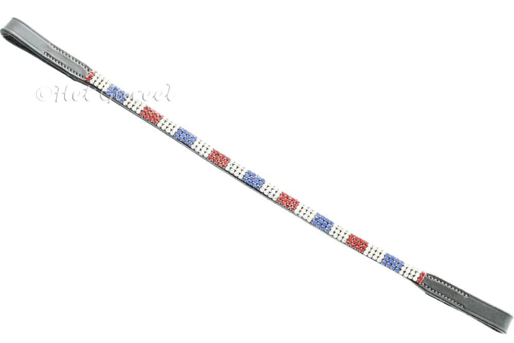 CHAMBERLAIN FRONTRIEM ROOD/ZILVER/BLAUW GEBLOKT ( geen garan